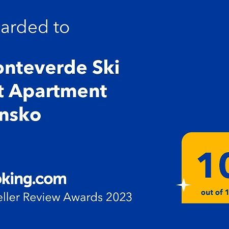 Monteverde Ski Lift Apartment Bansko Exteriér fotografie